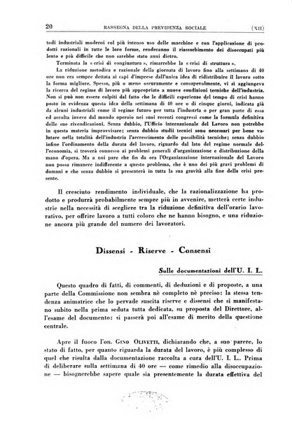 Rassegna della previdenza sociale assicurazioni e legislazione sociale, infortuni e igiene del lavoro