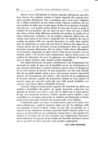 Rassegna della previdenza sociale assicurazioni e legislazione sociale, infortuni e igiene del lavoro