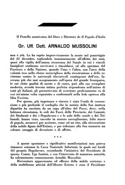 Rassegna della previdenza sociale assicurazioni e legislazione sociale, infortuni e igiene del lavoro