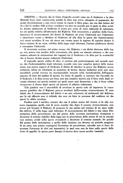 Rassegna della previdenza sociale assicurazioni e legislazione sociale, infortuni e igiene del lavoro