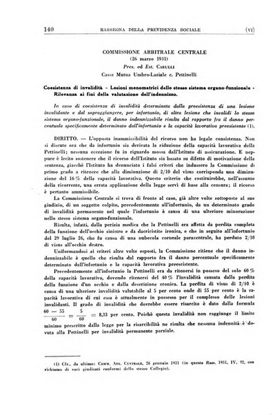 Rassegna della previdenza sociale assicurazioni e legislazione sociale, infortuni e igiene del lavoro