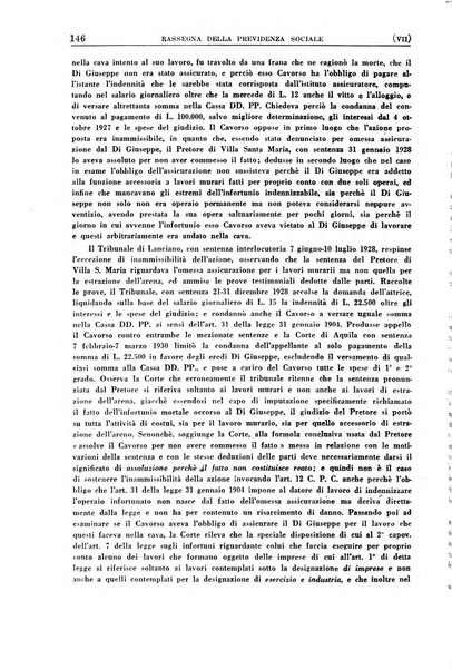 Rassegna della previdenza sociale assicurazioni e legislazione sociale, infortuni e igiene del lavoro