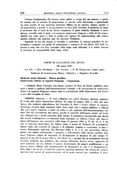 Rassegna della previdenza sociale assicurazioni e legislazione sociale, infortuni e igiene del lavoro