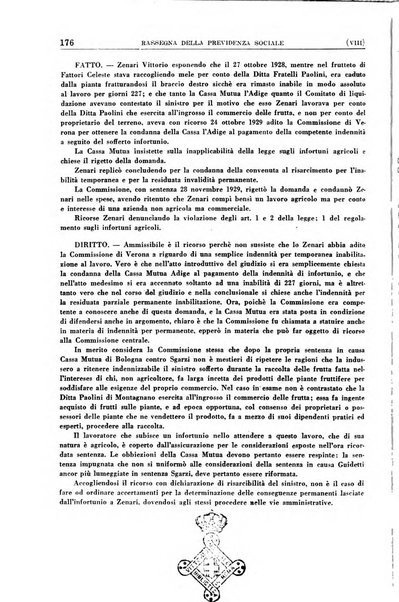 Rassegna della previdenza sociale assicurazioni e legislazione sociale, infortuni e igiene del lavoro