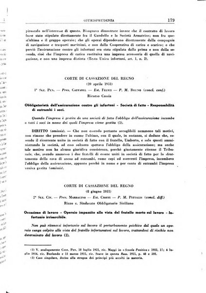 Rassegna della previdenza sociale assicurazioni e legislazione sociale, infortuni e igiene del lavoro