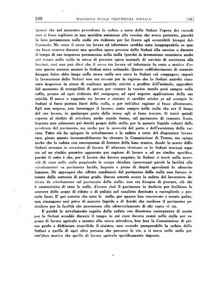 Rassegna della previdenza sociale assicurazioni e legislazione sociale, infortuni e igiene del lavoro