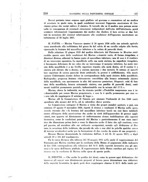 Rassegna della previdenza sociale assicurazioni e legislazione sociale, infortuni e igiene del lavoro