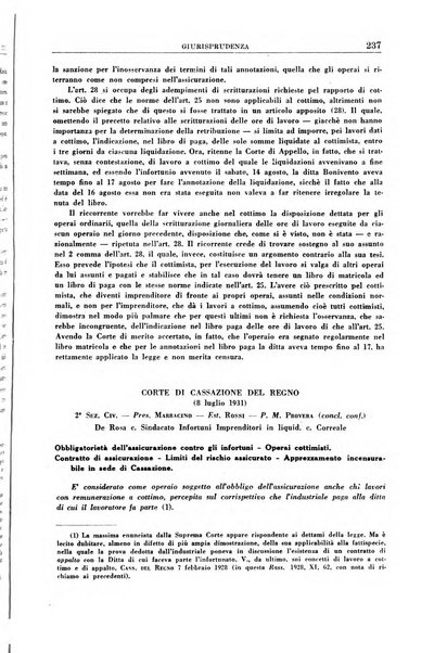 Rassegna della previdenza sociale assicurazioni e legislazione sociale, infortuni e igiene del lavoro