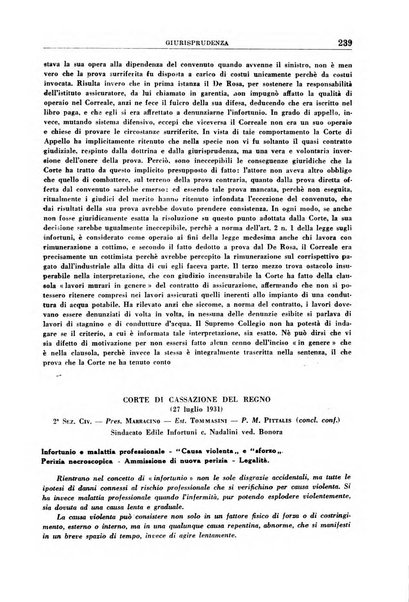 Rassegna della previdenza sociale assicurazioni e legislazione sociale, infortuni e igiene del lavoro