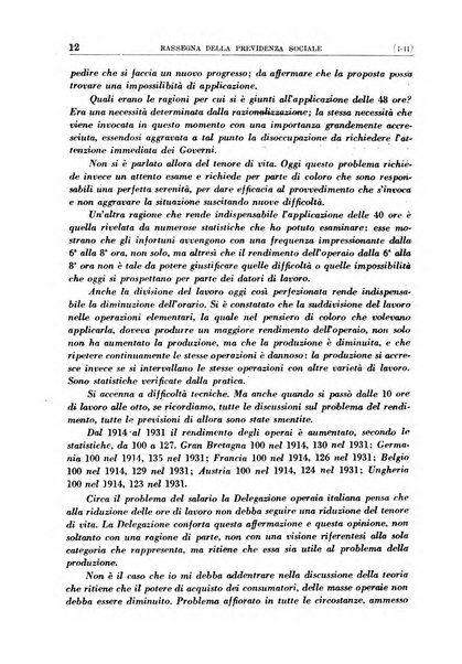 Rassegna della previdenza sociale assicurazioni e legislazione sociale, infortuni e igiene del lavoro