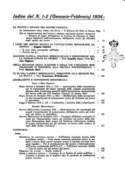 Rassegna della previdenza sociale assicurazioni e legislazione sociale, infortuni e igiene del lavoro