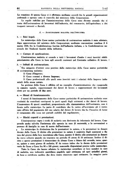 Rassegna della previdenza sociale assicurazioni e legislazione sociale, infortuni e igiene del lavoro