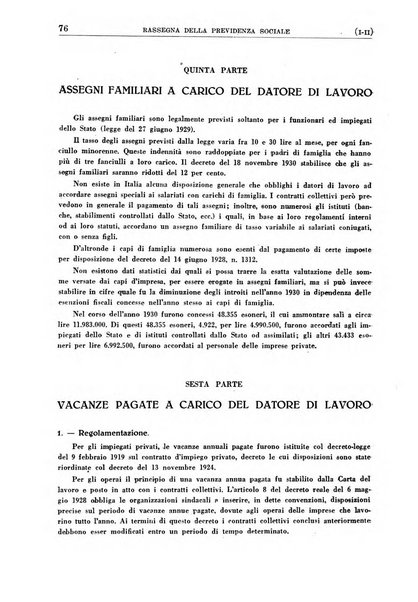 Rassegna della previdenza sociale assicurazioni e legislazione sociale, infortuni e igiene del lavoro