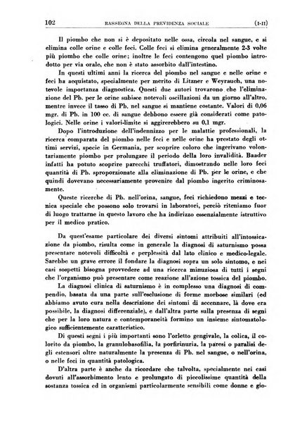 Rassegna della previdenza sociale assicurazioni e legislazione sociale, infortuni e igiene del lavoro