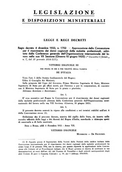 Rassegna della previdenza sociale assicurazioni e legislazione sociale, infortuni e igiene del lavoro