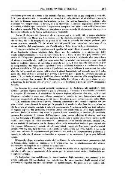 Rassegna della previdenza sociale assicurazioni e legislazione sociale, infortuni e igiene del lavoro