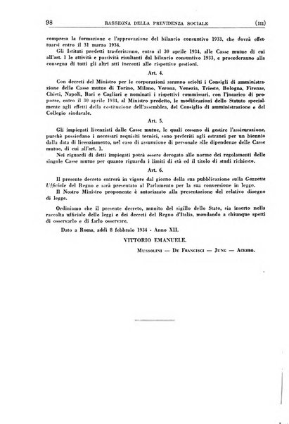 Rassegna della previdenza sociale assicurazioni e legislazione sociale, infortuni e igiene del lavoro