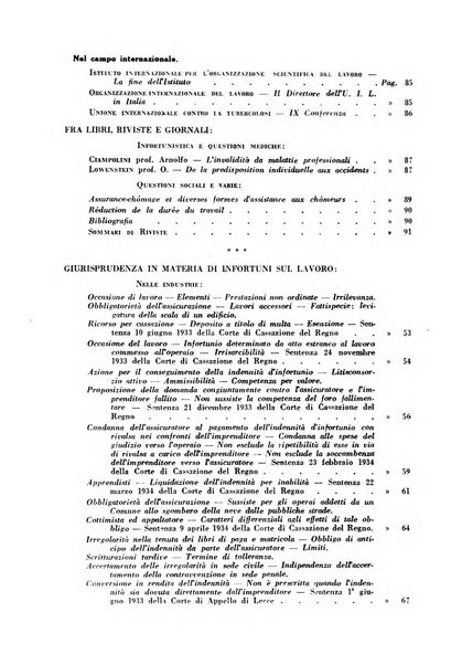 Rassegna della previdenza sociale assicurazioni e legislazione sociale, infortuni e igiene del lavoro