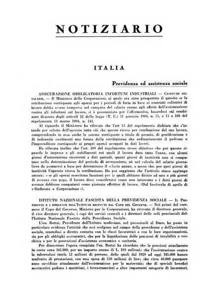 Rassegna della previdenza sociale assicurazioni e legislazione sociale, infortuni e igiene del lavoro