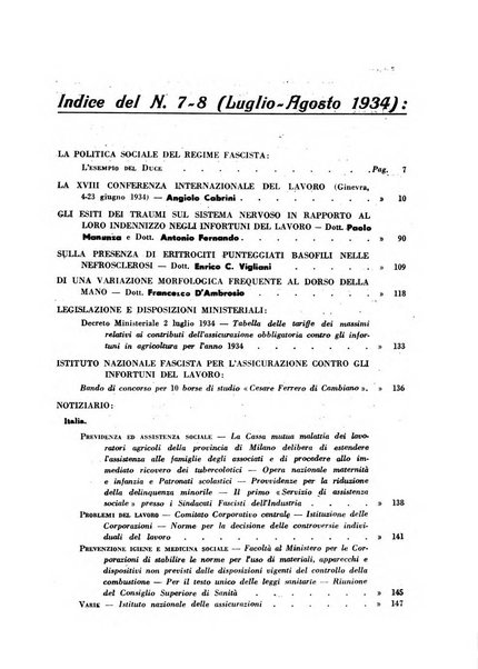 Rassegna della previdenza sociale assicurazioni e legislazione sociale, infortuni e igiene del lavoro