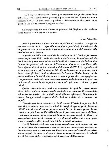 Rassegna della previdenza sociale assicurazioni e legislazione sociale, infortuni e igiene del lavoro