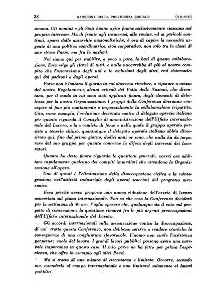 Rassegna della previdenza sociale assicurazioni e legislazione sociale, infortuni e igiene del lavoro