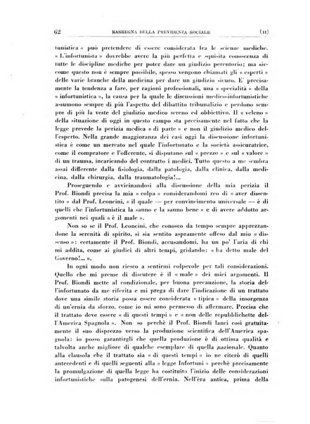 Rassegna della previdenza sociale assicurazioni e legislazione sociale, infortuni e igiene del lavoro