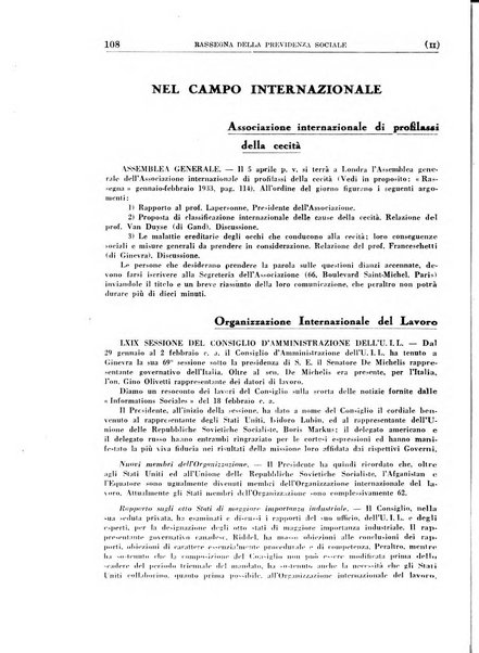 Rassegna della previdenza sociale assicurazioni e legislazione sociale, infortuni e igiene del lavoro