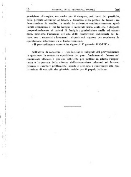 Rassegna della previdenza sociale assicurazioni e legislazione sociale, infortuni e igiene del lavoro