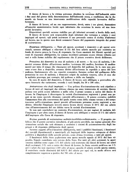 Rassegna della previdenza sociale assicurazioni e legislazione sociale, infortuni e igiene del lavoro