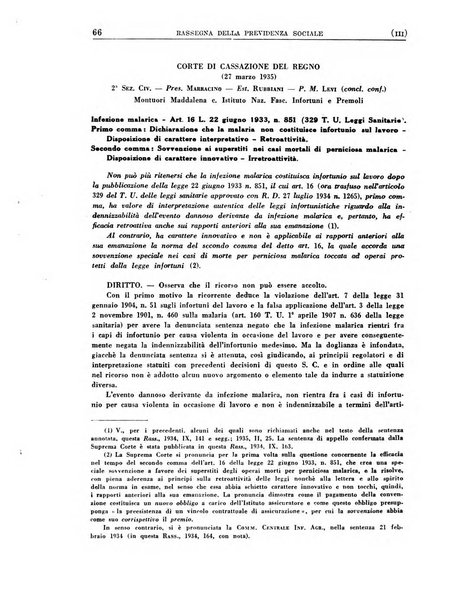 Rassegna della previdenza sociale assicurazioni e legislazione sociale, infortuni e igiene del lavoro