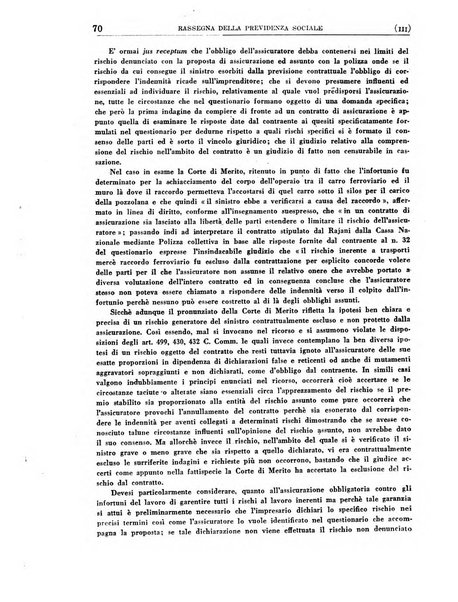 Rassegna della previdenza sociale assicurazioni e legislazione sociale, infortuni e igiene del lavoro