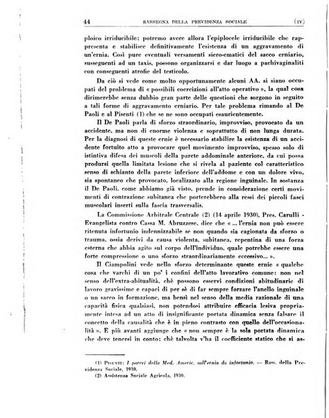 Rassegna della previdenza sociale assicurazioni e legislazione sociale, infortuni e igiene del lavoro