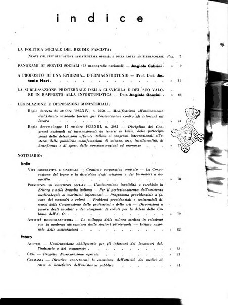 Rassegna della previdenza sociale assicurazioni e legislazione sociale, infortuni e igiene del lavoro