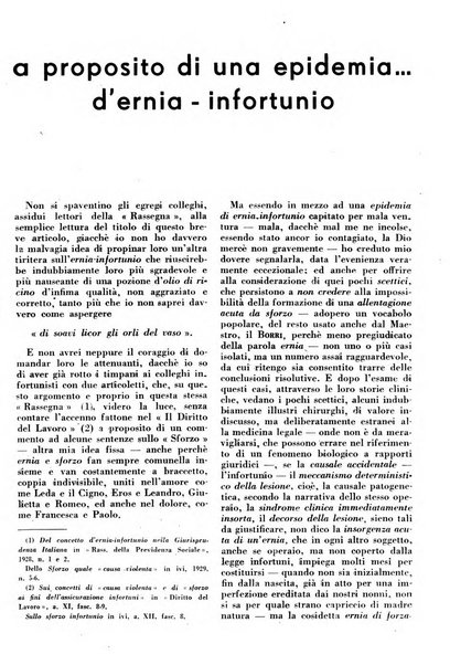 Rassegna della previdenza sociale assicurazioni e legislazione sociale, infortuni e igiene del lavoro