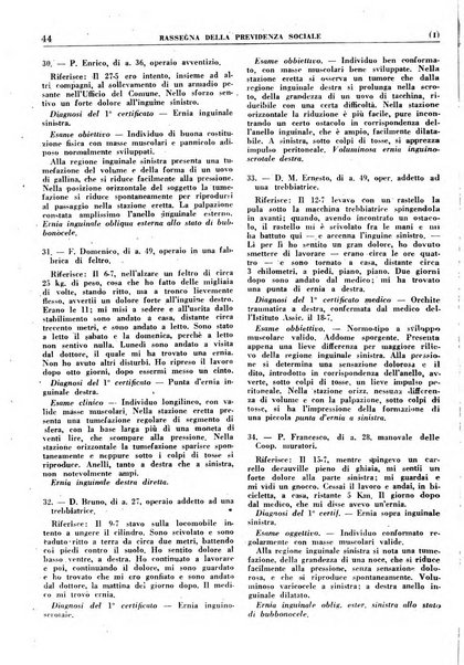 Rassegna della previdenza sociale assicurazioni e legislazione sociale, infortuni e igiene del lavoro