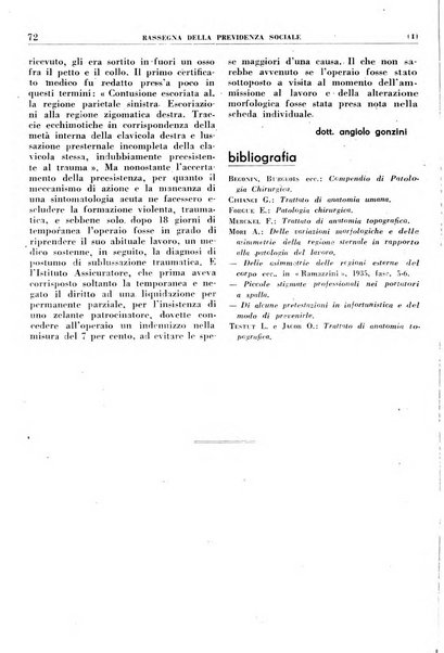 Rassegna della previdenza sociale assicurazioni e legislazione sociale, infortuni e igiene del lavoro