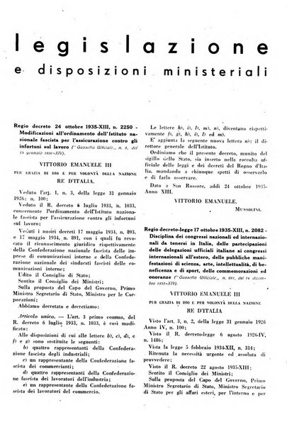 Rassegna della previdenza sociale assicurazioni e legislazione sociale, infortuni e igiene del lavoro