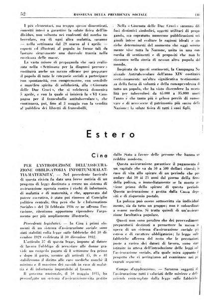 Rassegna della previdenza sociale assicurazioni e legislazione sociale, infortuni e igiene del lavoro