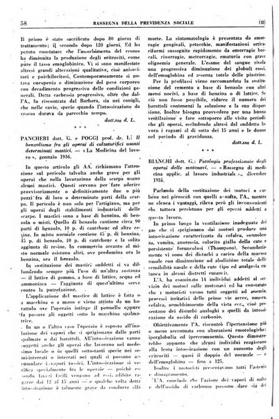 Rassegna della previdenza sociale assicurazioni e legislazione sociale, infortuni e igiene del lavoro