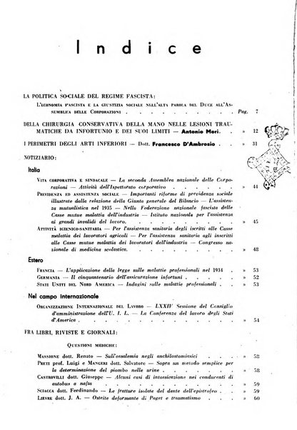 Rassegna della previdenza sociale assicurazioni e legislazione sociale, infortuni e igiene del lavoro