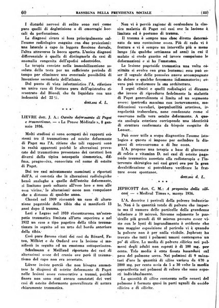 Rassegna della previdenza sociale assicurazioni e legislazione sociale, infortuni e igiene del lavoro