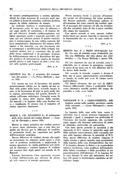 Rassegna della previdenza sociale assicurazioni e legislazione sociale, infortuni e igiene del lavoro