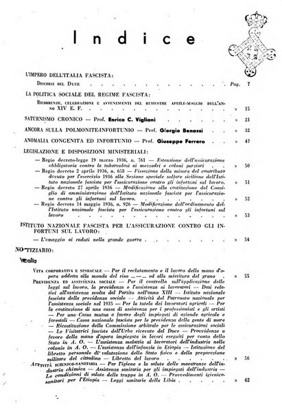 Rassegna della previdenza sociale assicurazioni e legislazione sociale, infortuni e igiene del lavoro