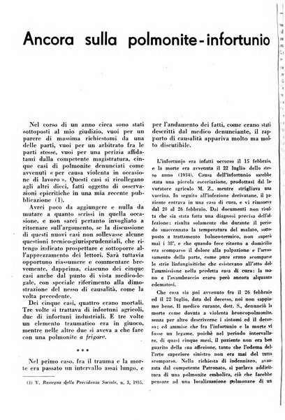 Rassegna della previdenza sociale assicurazioni e legislazione sociale, infortuni e igiene del lavoro