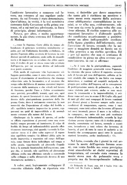 Rassegna della previdenza sociale assicurazioni e legislazione sociale, infortuni e igiene del lavoro