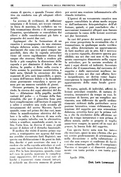 Rassegna della previdenza sociale assicurazioni e legislazione sociale, infortuni e igiene del lavoro