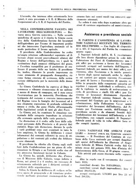 Rassegna della previdenza sociale assicurazioni e legislazione sociale, infortuni e igiene del lavoro