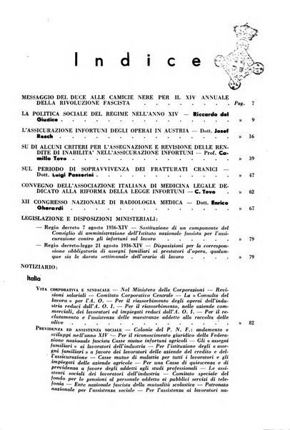 Rassegna della previdenza sociale assicurazioni e legislazione sociale, infortuni e igiene del lavoro