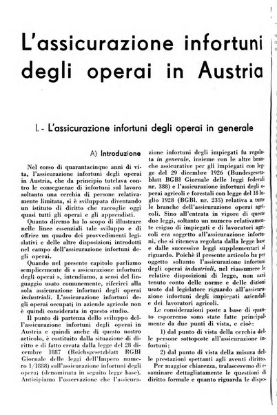 Rassegna della previdenza sociale assicurazioni e legislazione sociale, infortuni e igiene del lavoro